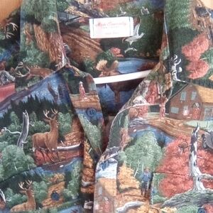 Scenic Wilderness Button Down Shirt - Multicolor